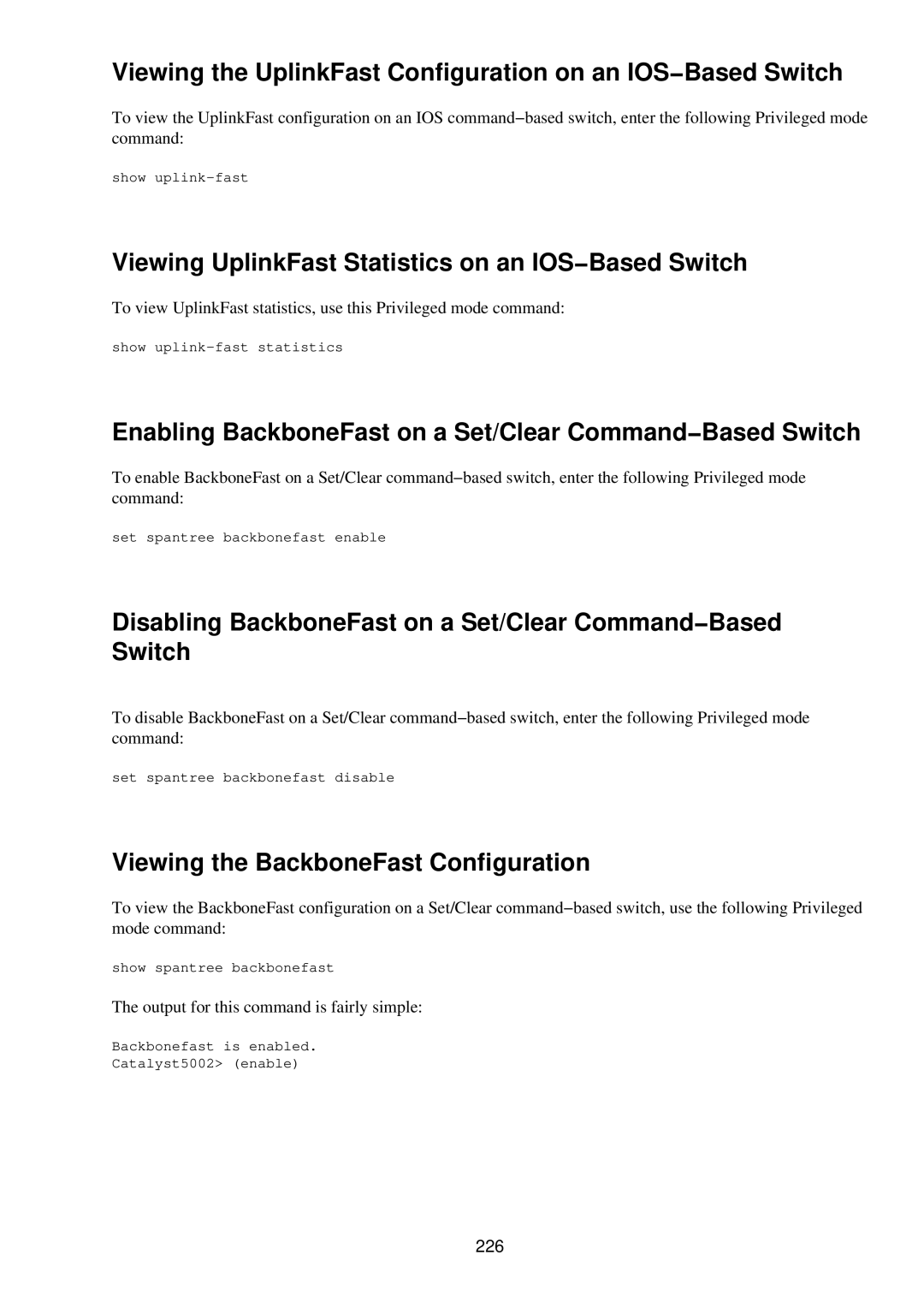 Cisco Systems RJ-45-to-AUX manual Viewing the UplinkFast Configuration on an IOS−Based Switch 