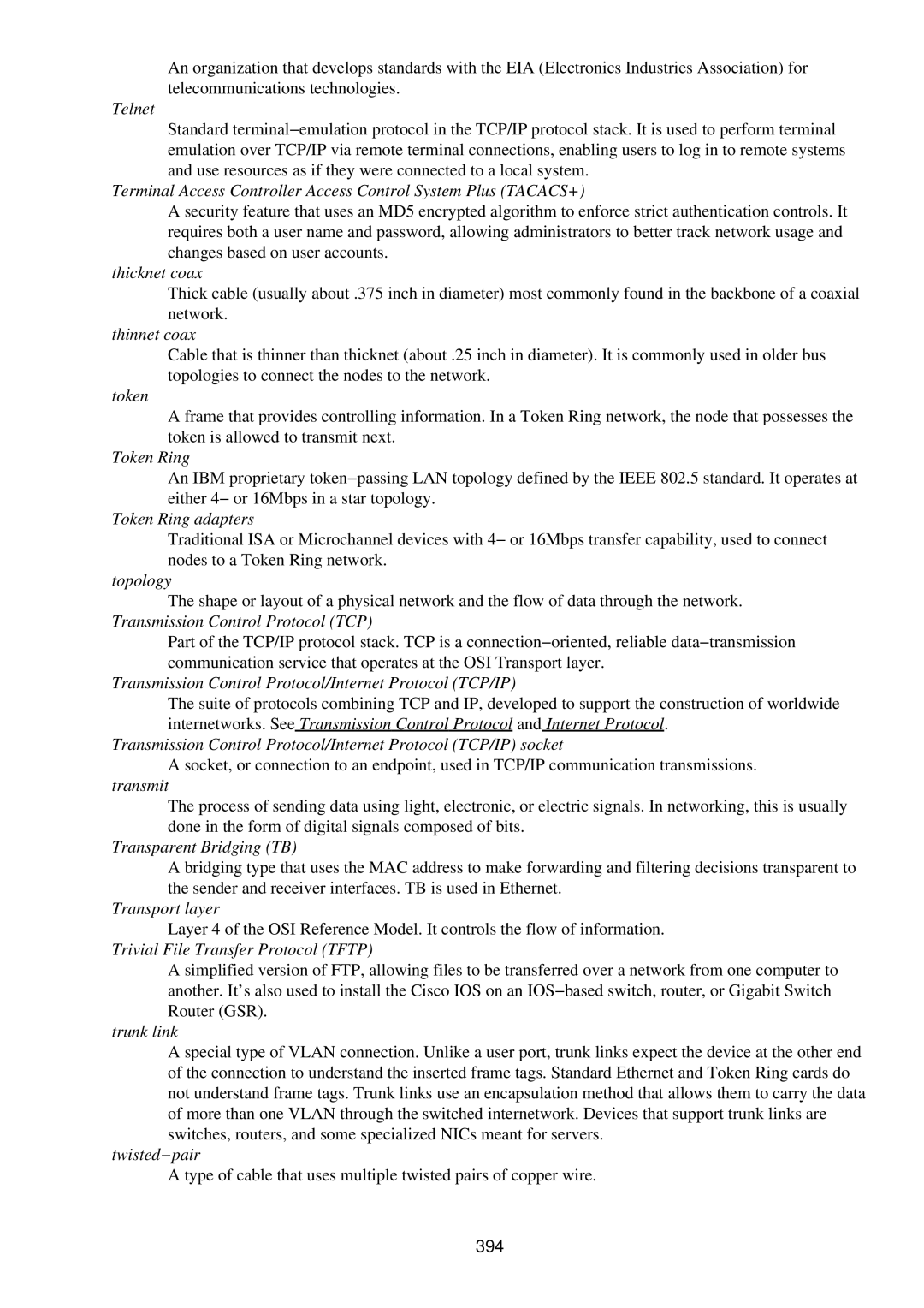 Cisco Systems RJ-45-to-AUX manual 394 