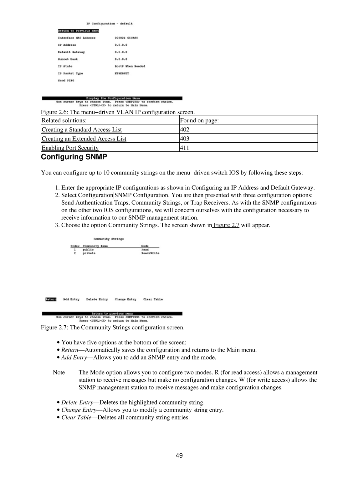 Cisco Systems RJ-45-to-AUX manual Configuring Snmp 