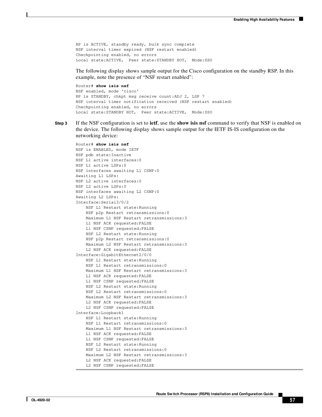 Cisco Systems RSP8 manual Networking device 