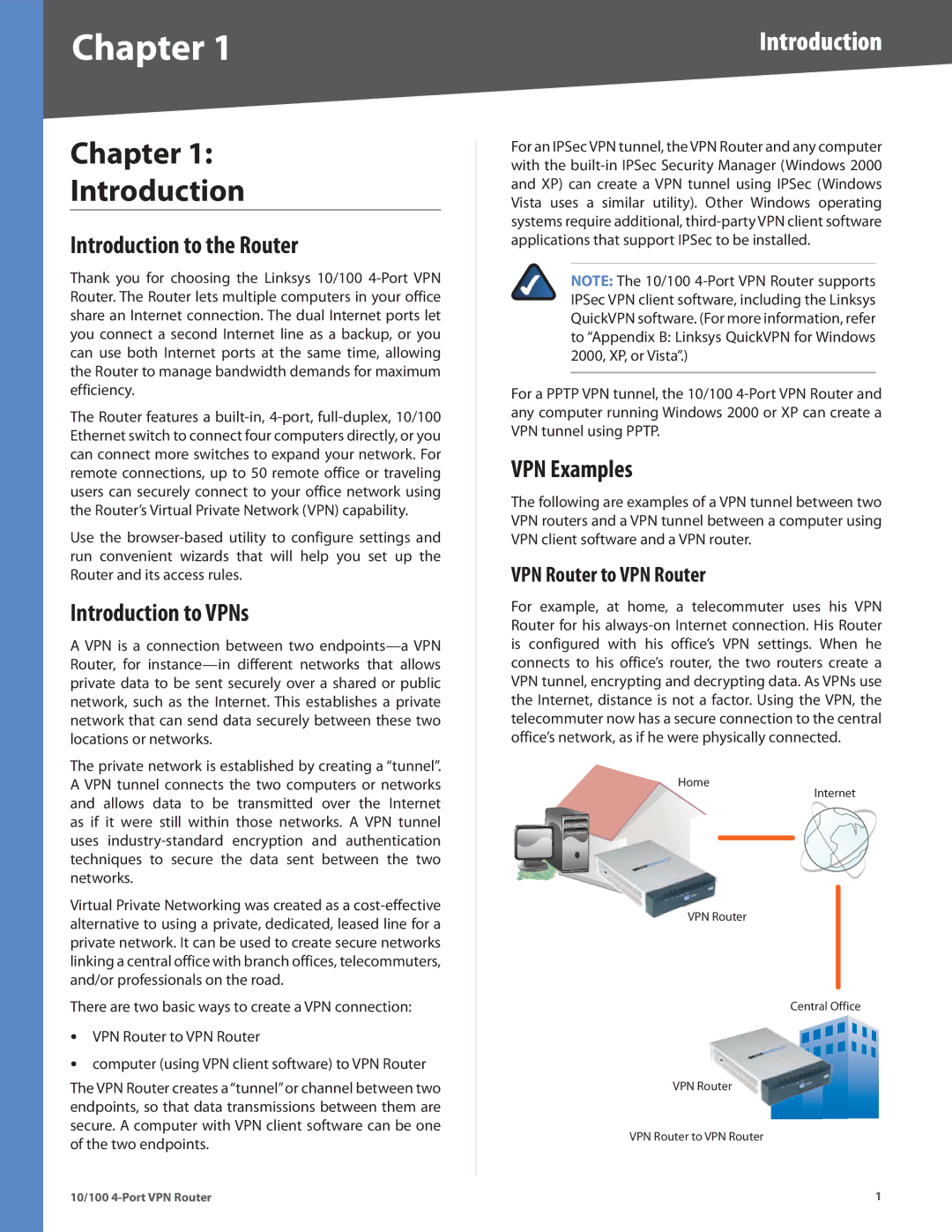 Cisco Systems RV042RF manual Chapter Introduction 