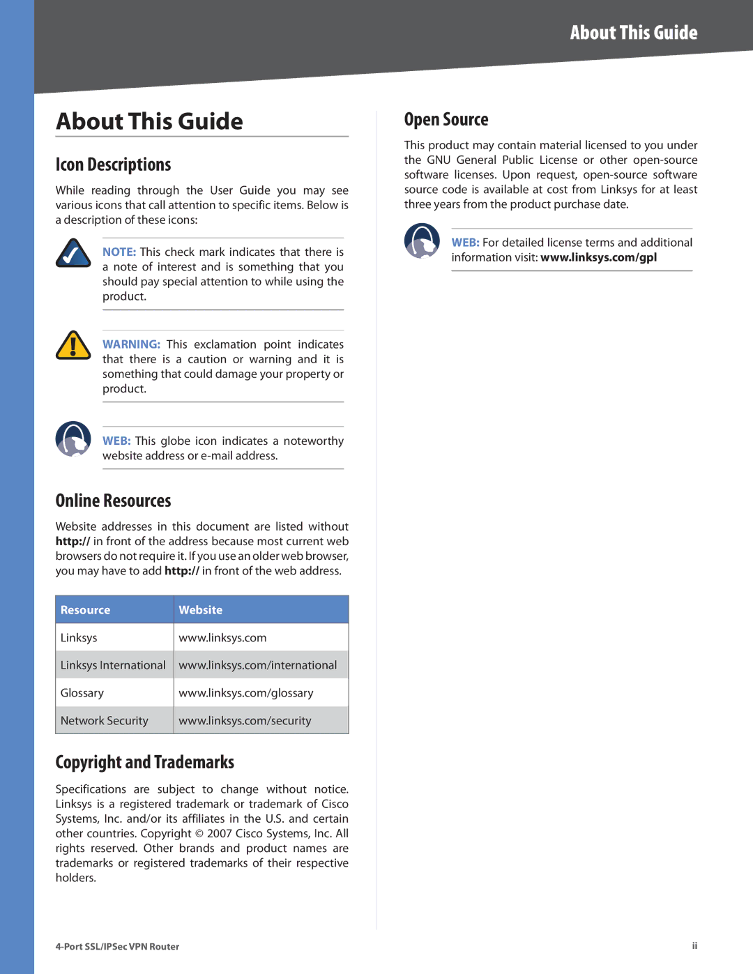 Cisco Systems RVL200 manual About This Guide 