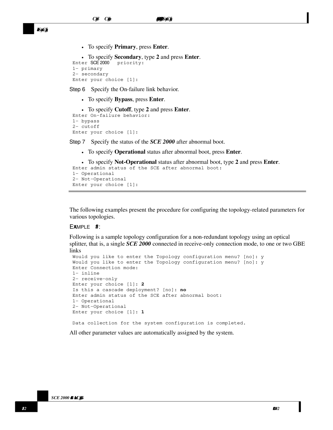 Cisco Systems SCE 2000 4xGBE manual Example #1 