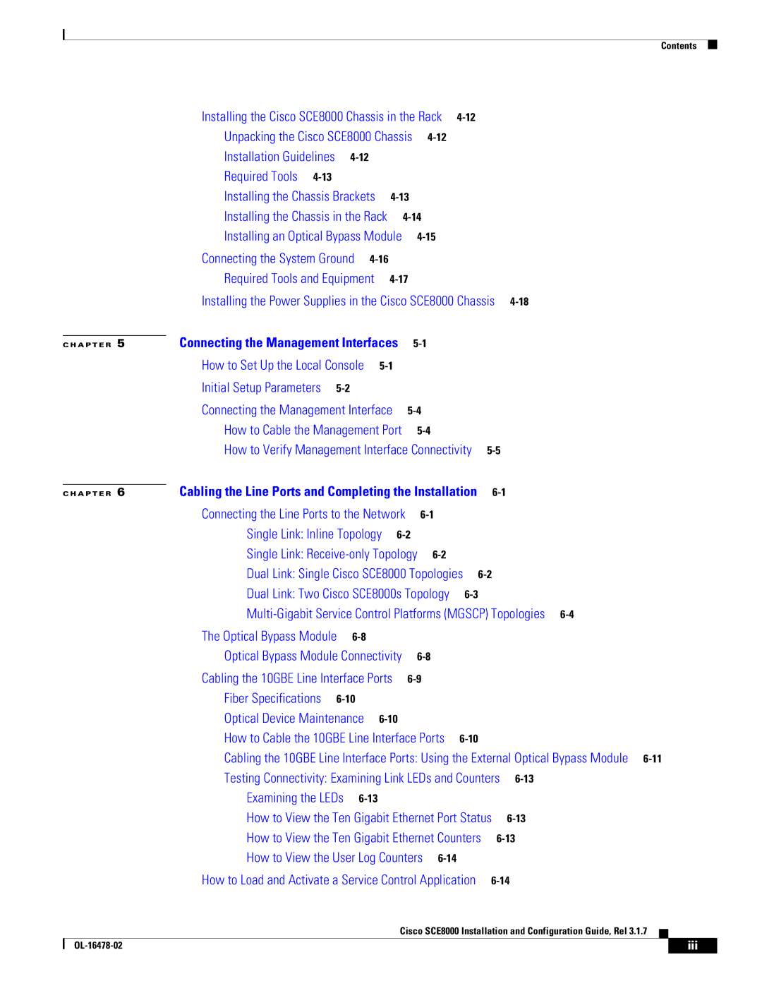 Cisco Systems SCE8000 manual Single Link Inline Topology 