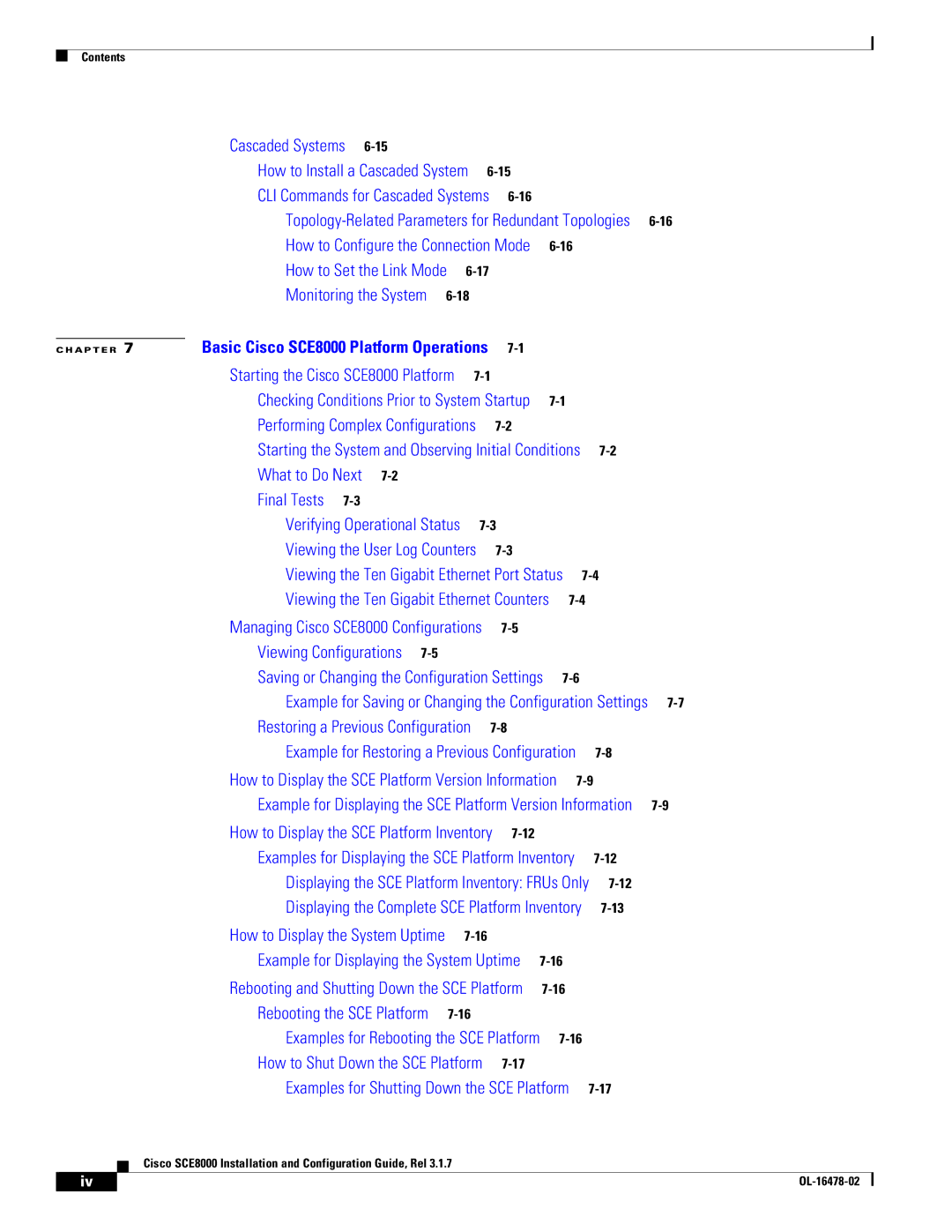 Cisco Systems SCE8000 manual Starting the System and Observing Initial Conditions 