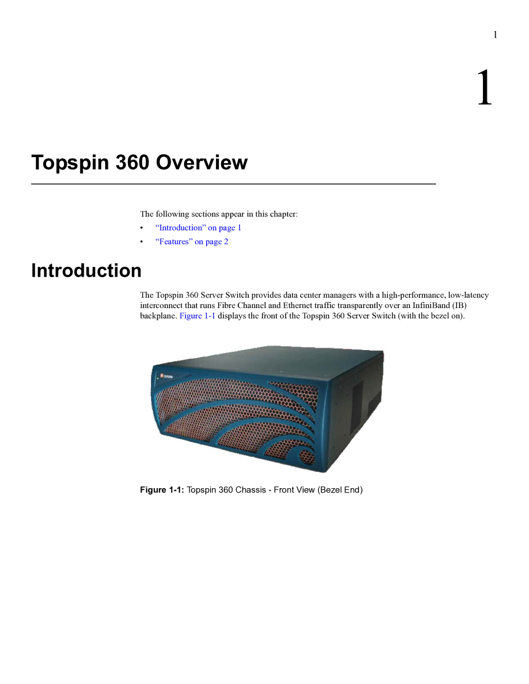 Cisco Systems SFS 3012 manual Topspin 360 Overview, Introduction 