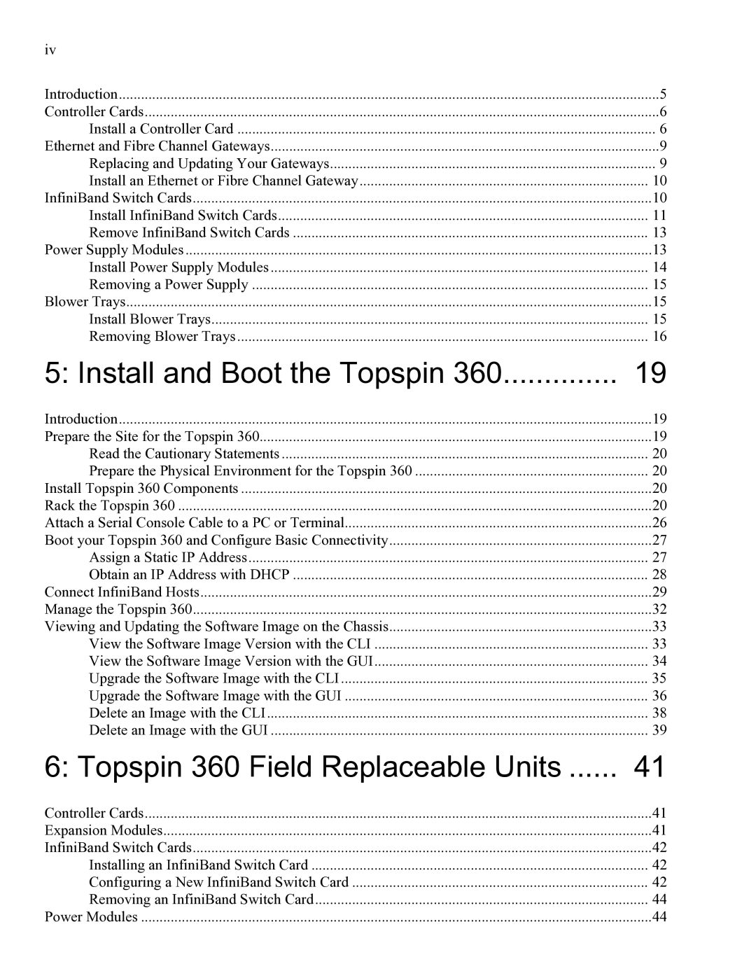 Cisco Systems SFS 3012 manual Install and Boot the Topspin 