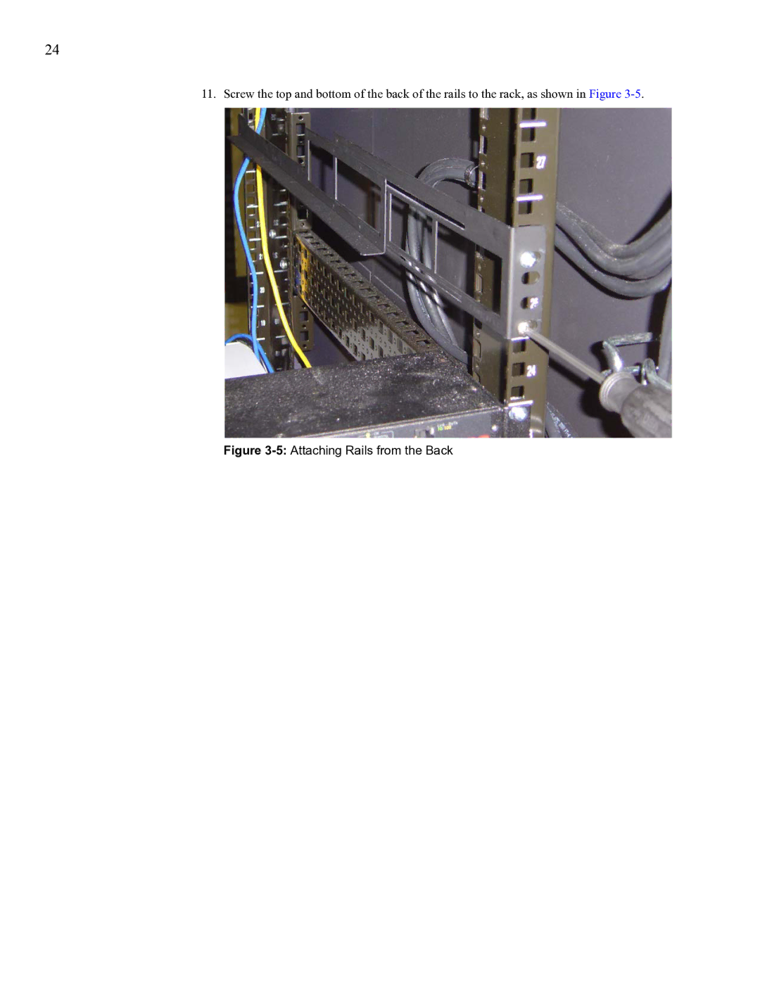 Cisco Systems SFS 3012 manual 5Attaching Rails from the Back 