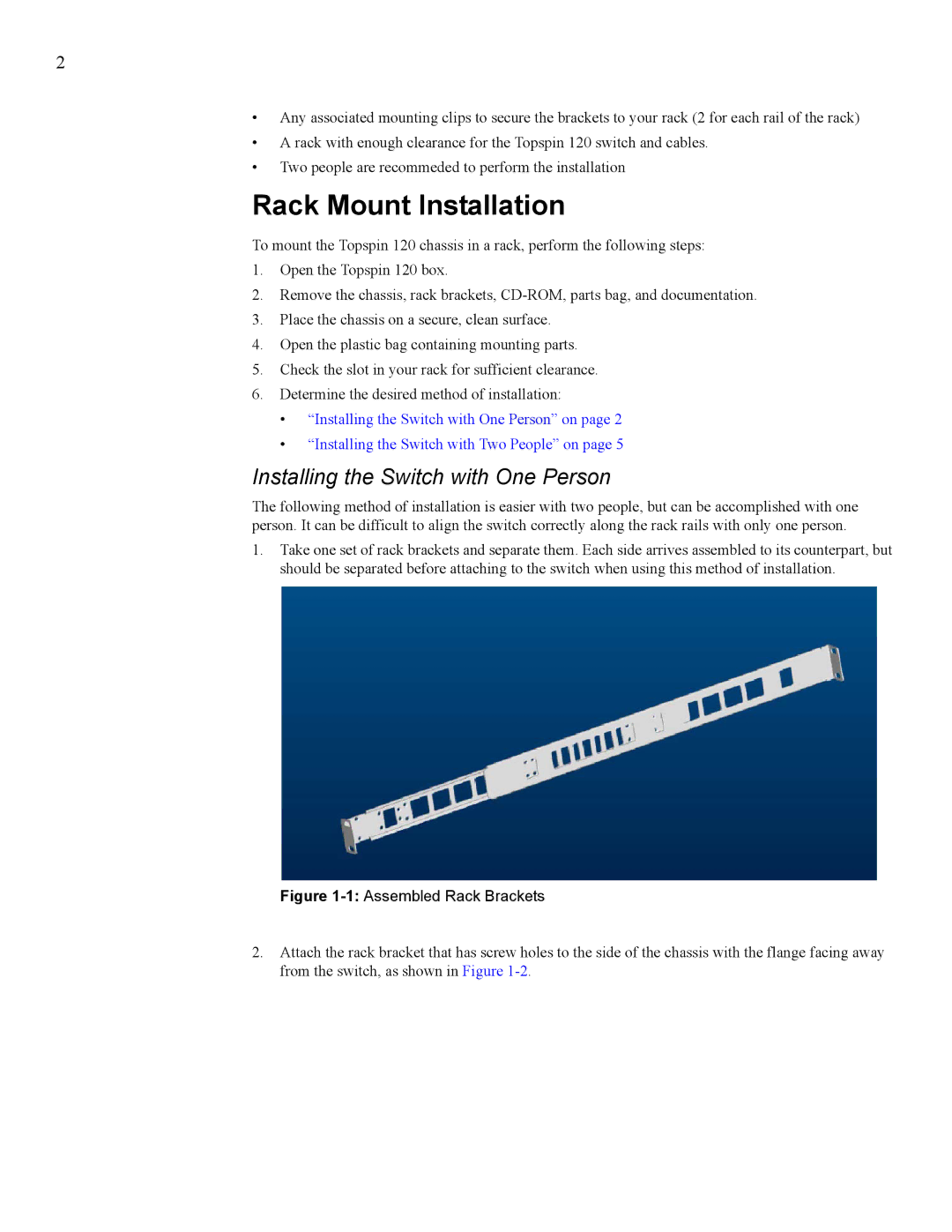 Cisco Systems SFS 7000 quick start Rack Mount Installation 