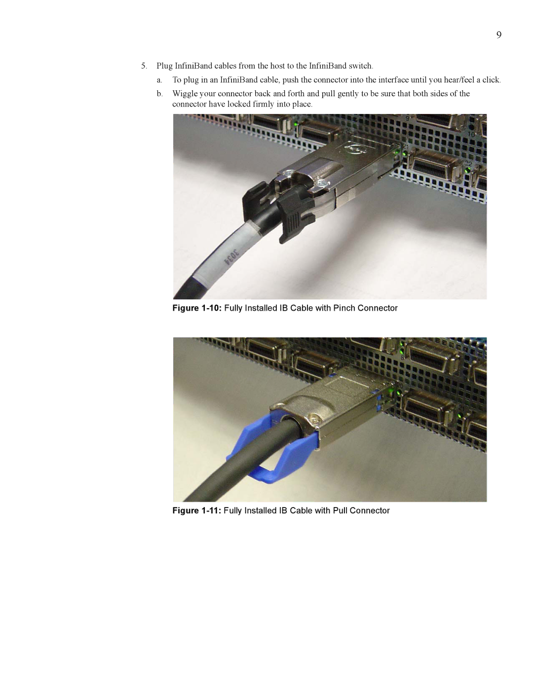 Cisco Systems SFS 7000 quick start 10Fully Installed IB Cable with Pinch Connector 