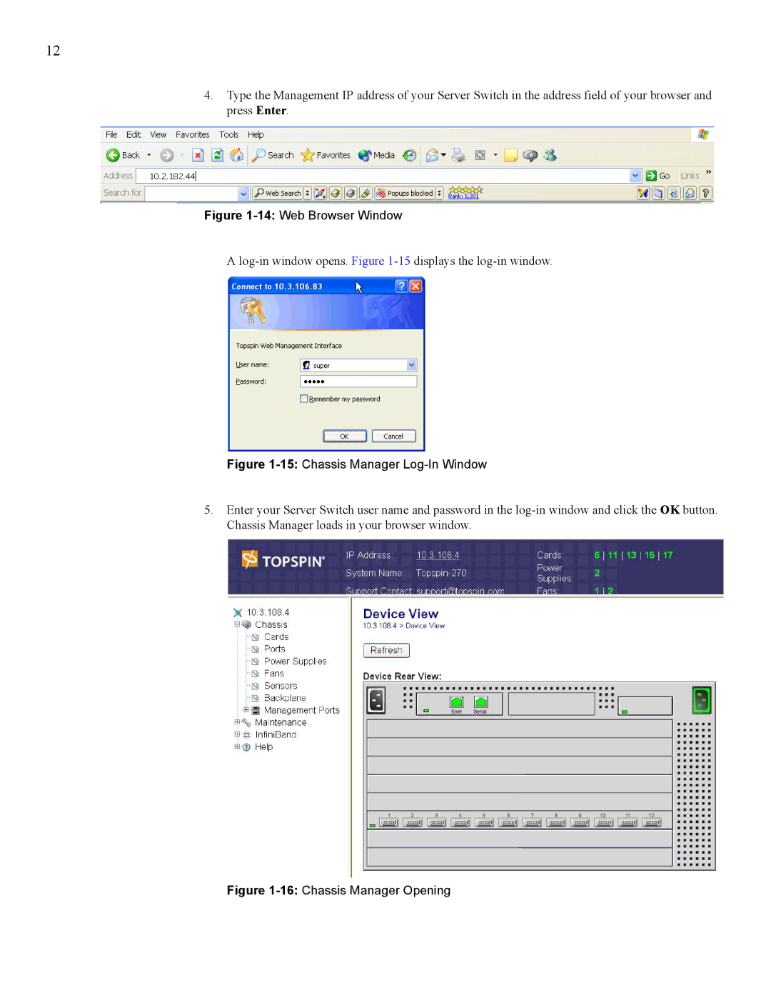 Cisco Systems SFS 7000 quick start 14Web Browser Window 