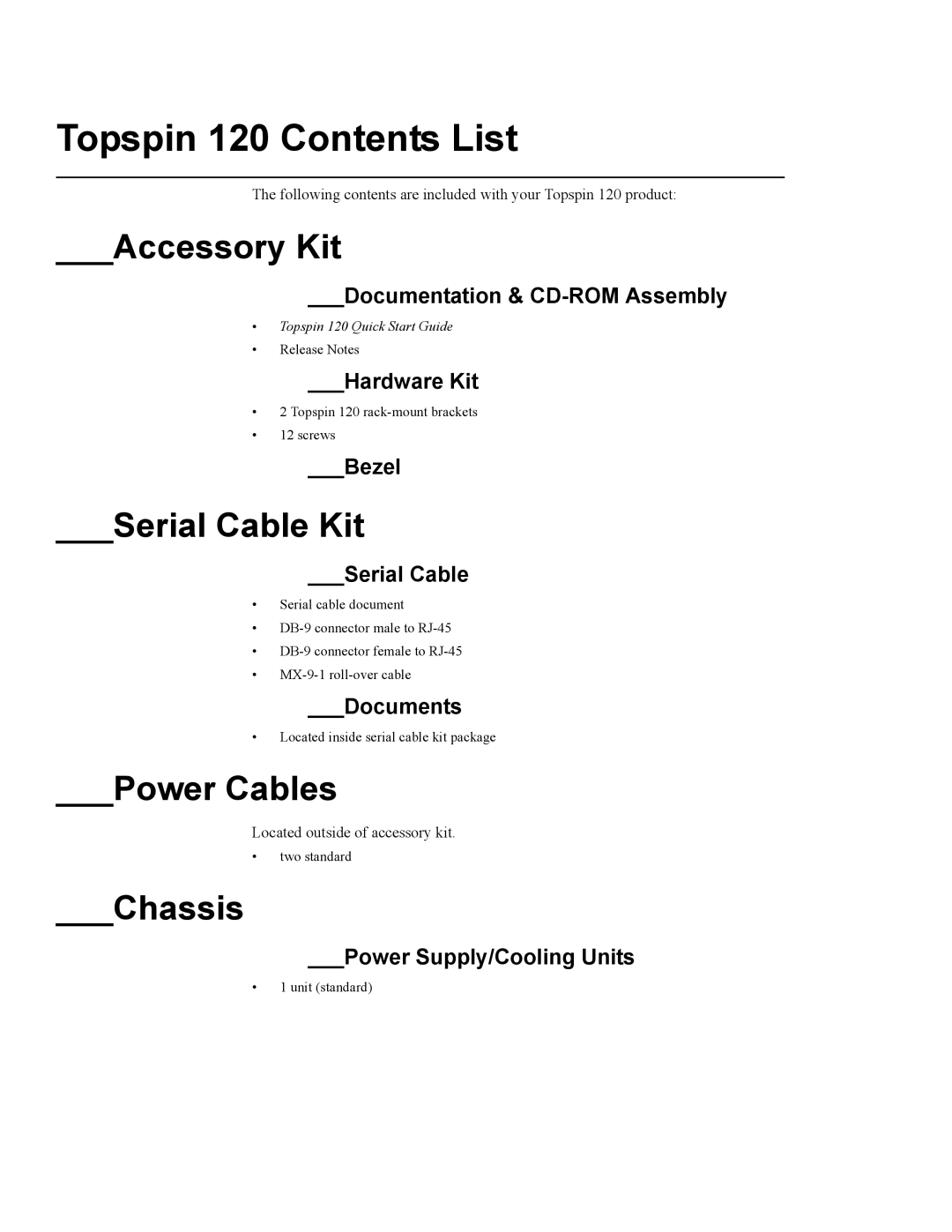 Cisco Systems SFS 7000 quick start Topspin 120 Contents List 