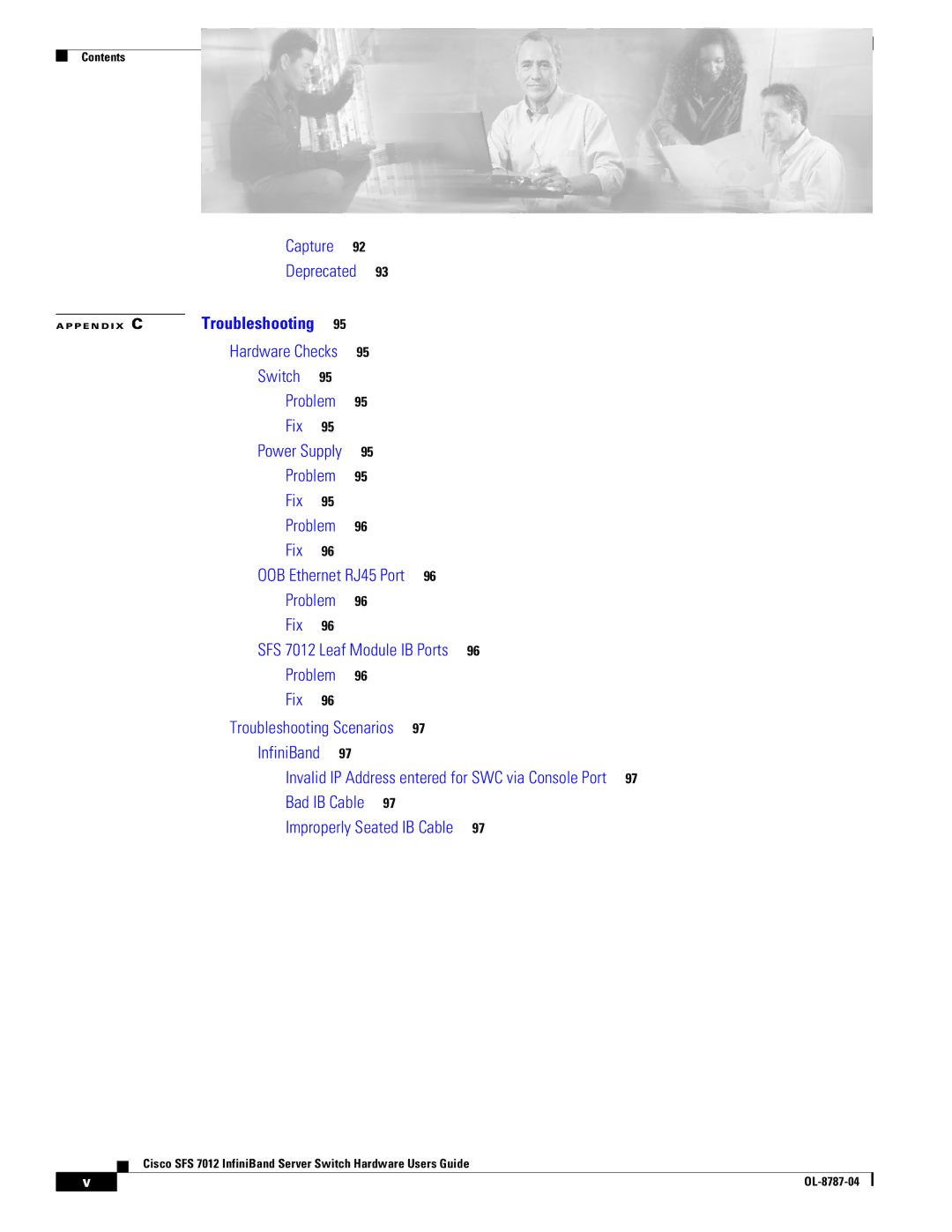 Cisco Systems SFS 7012 manual Capture Deprecated 