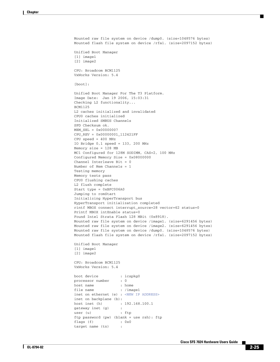 Cisco Systems SFS 7024 manual Inet on backplane b 