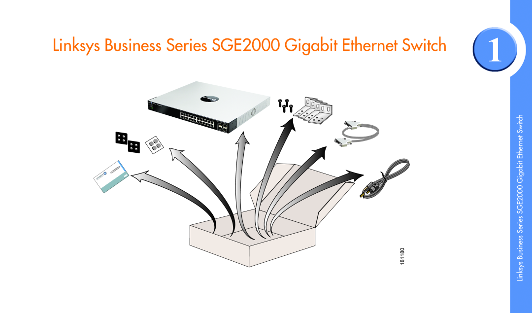 Cisco Systems manual Linksys Business Series SGE2000 Gigabit Ethernet Switch 