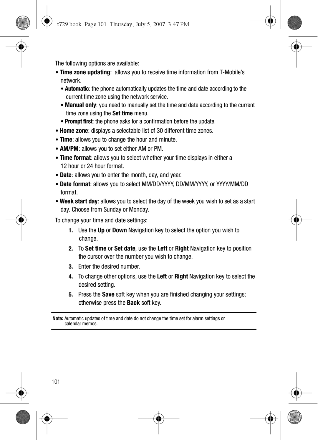 Cisco Systems SGH-Blast Series manual T729.book Page 101 Thursday, July 5, 2007 347 PM 