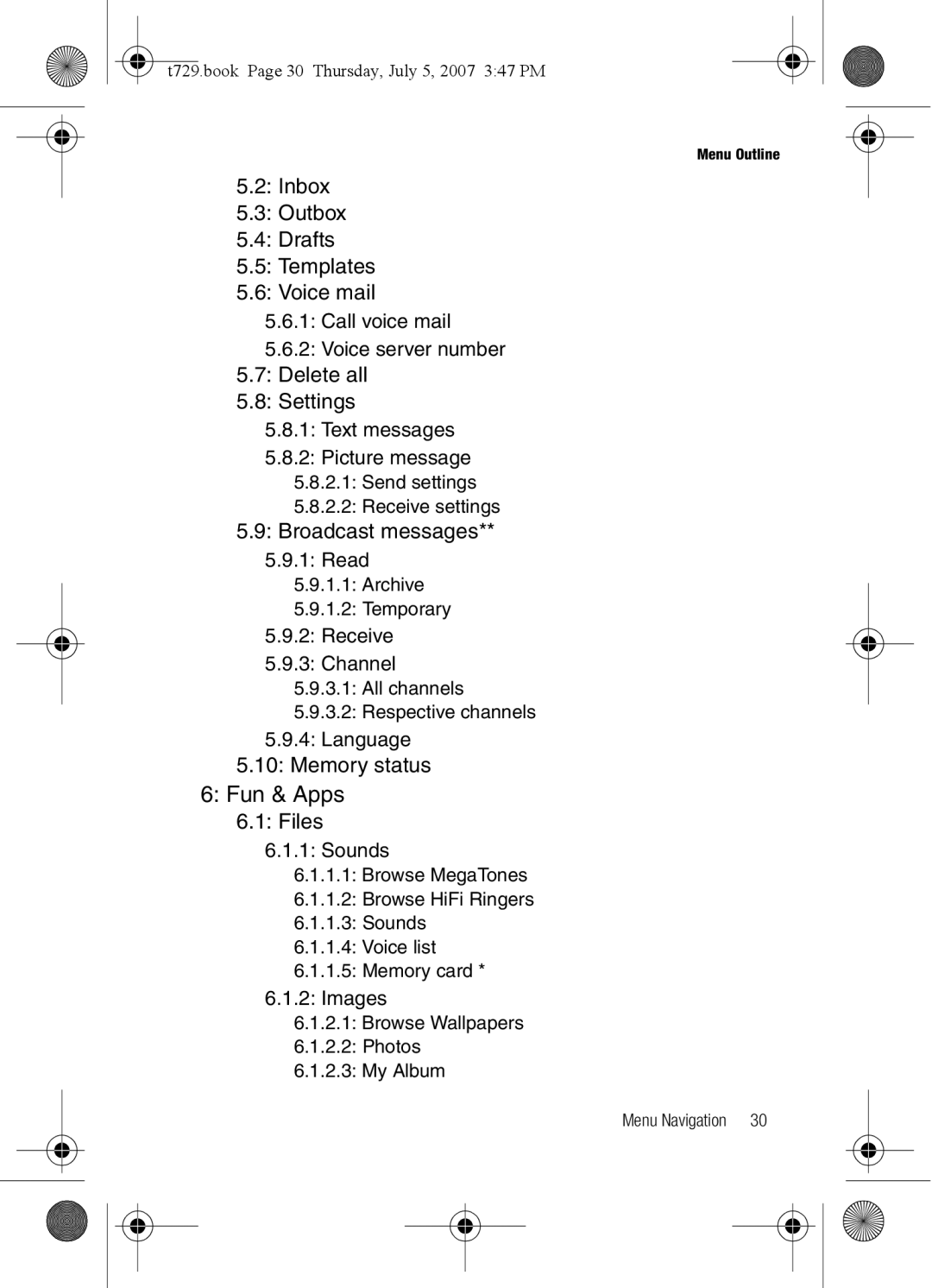 Cisco Systems SGH-Blast Series manual Send settings Receive settings, Archive Temporary, All channels Respective channels 