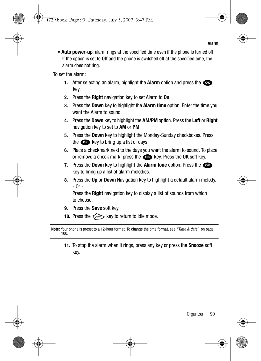 Cisco Systems SGH-Blast Series manual T729.book Page 90 Thursday, July 5, 2007 347 PM 