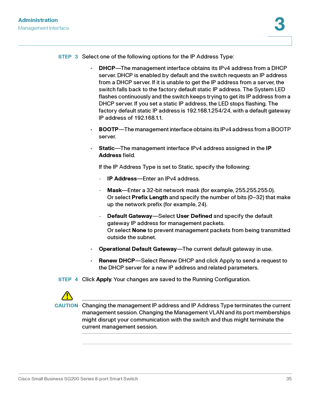 Cisco Systems SLM2008PTNA manual Administration 