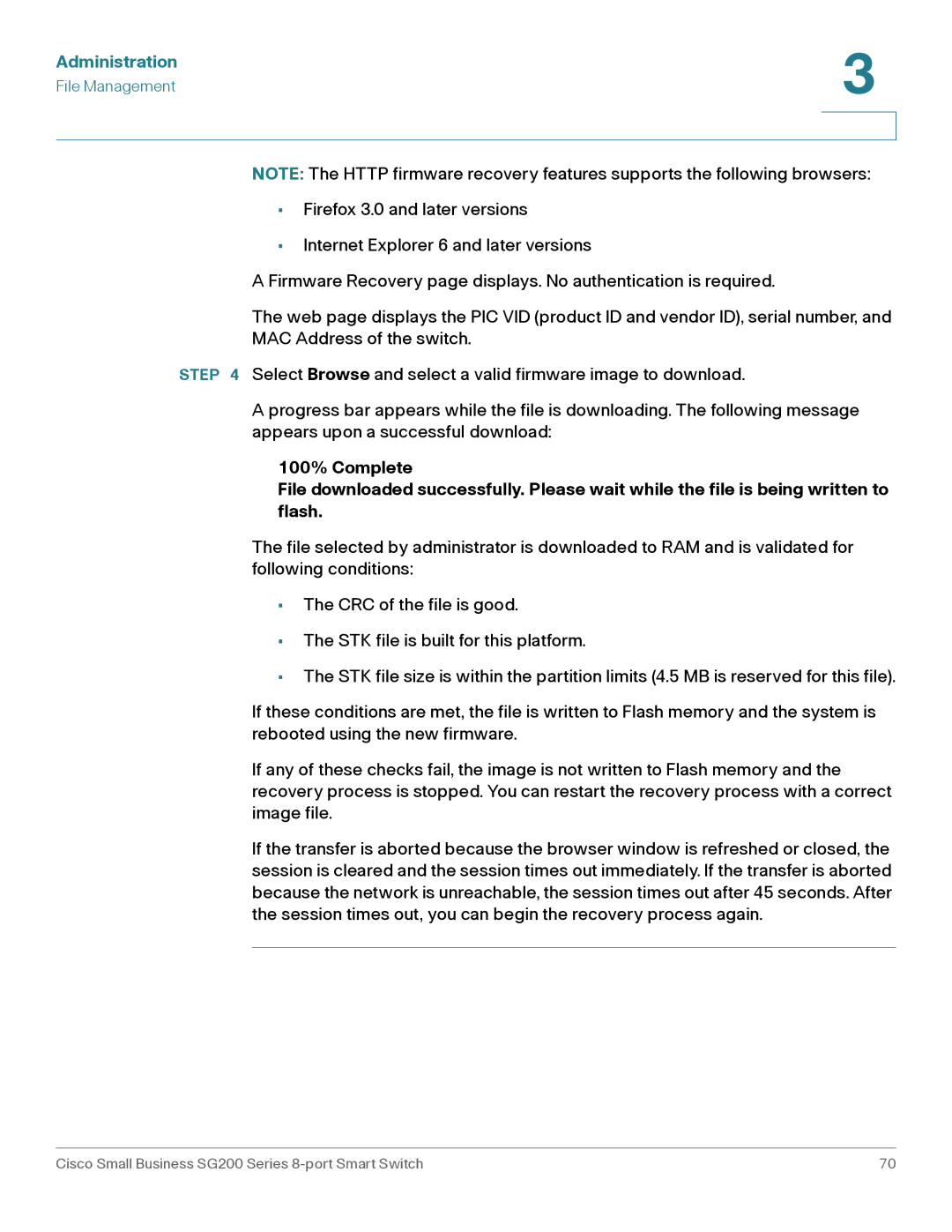 Cisco Systems SLM2008PTNA manual Administration 