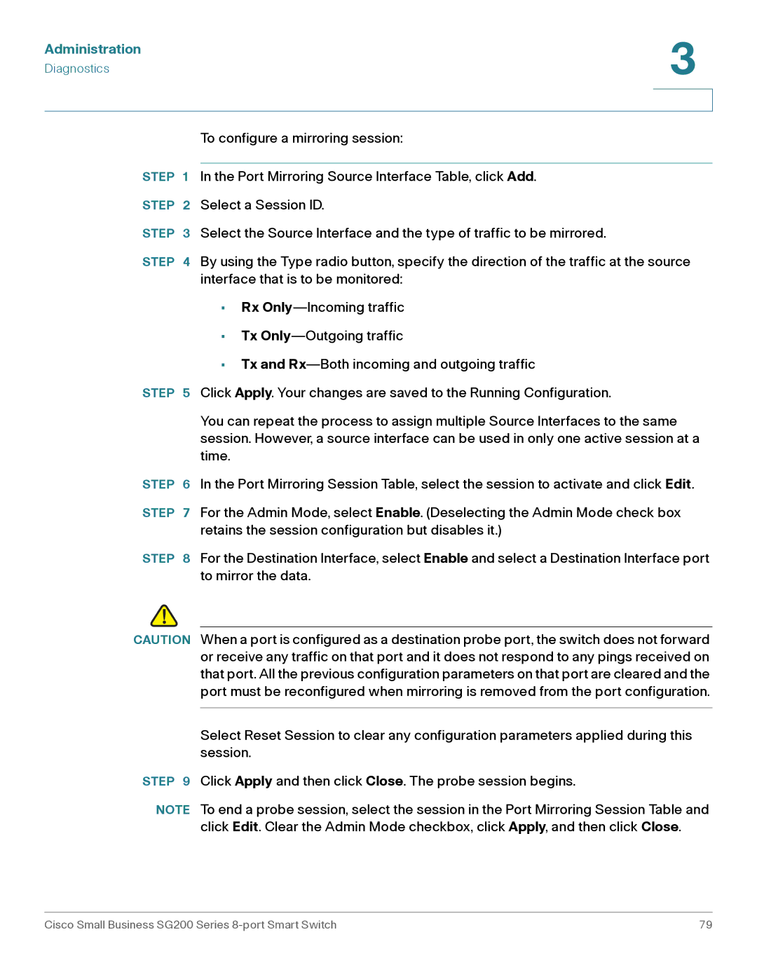 Cisco Systems SLM2008PTNA manual Administration 