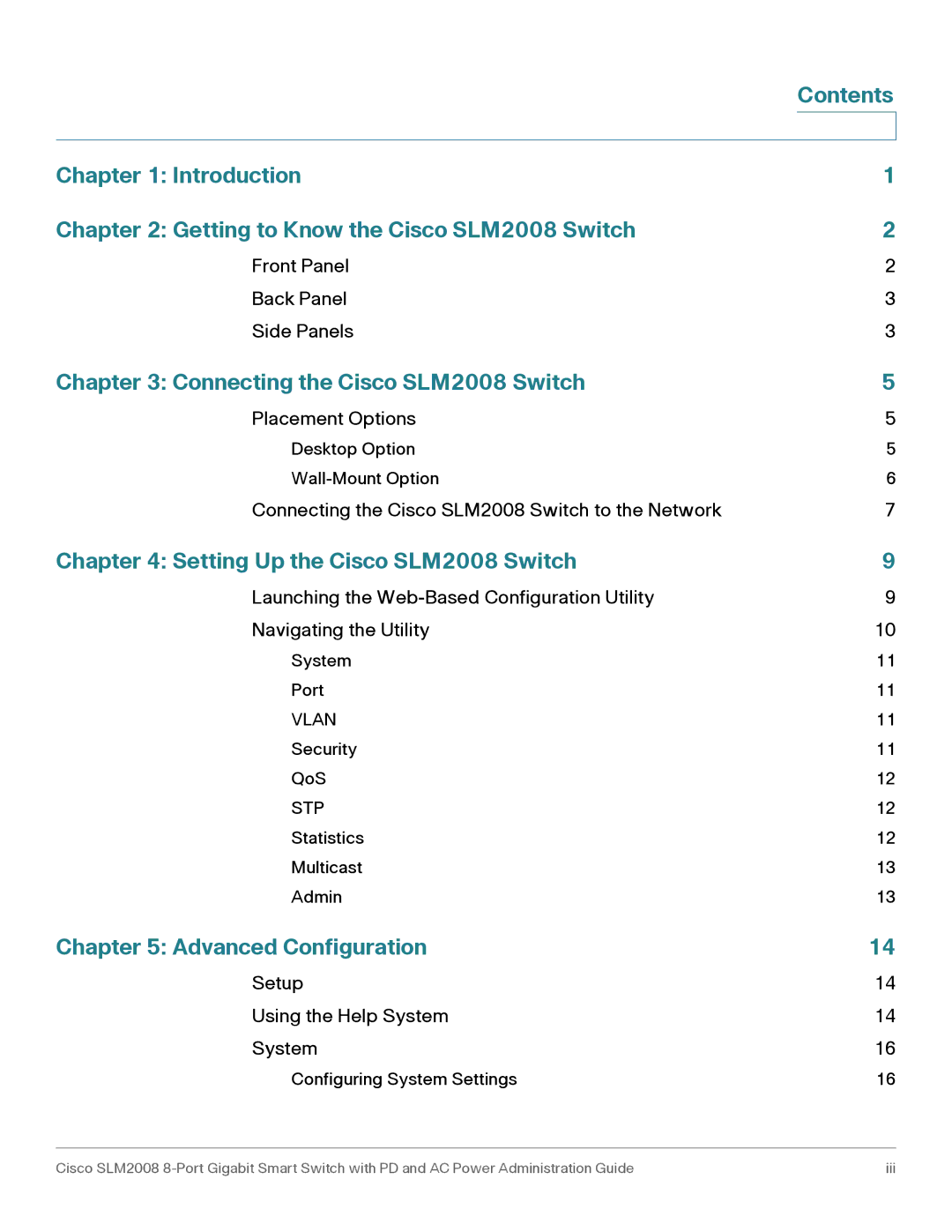 Cisco Systems SLM2008RF manual Introduction Getting to Know the Cisco SLM2008 Switch, Connecting the Cisco SLM2008 Switch 