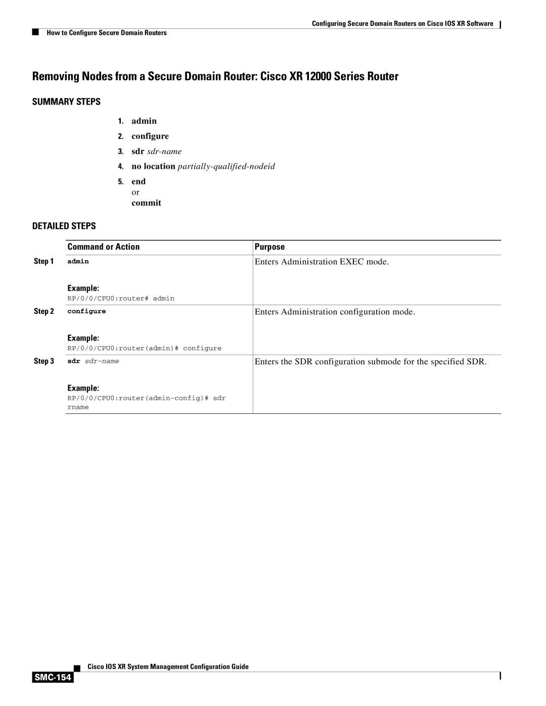 Cisco Systems SMC-127 manual SMC-154 