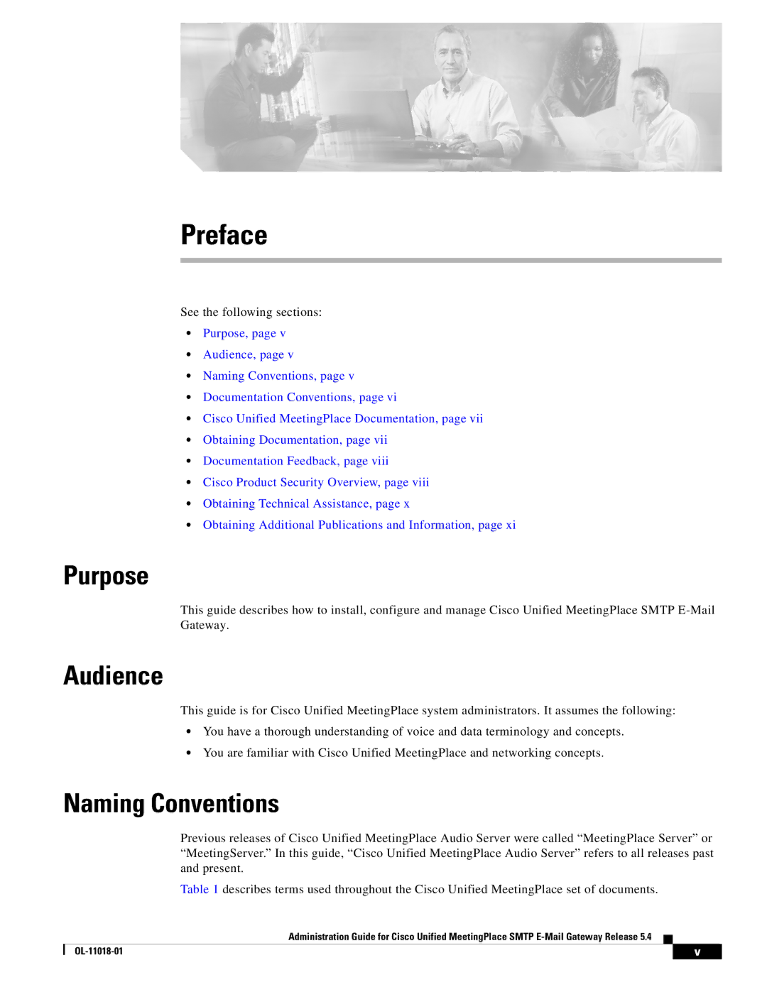 Cisco Systems SMTP manual Purpose, Audience, Naming Conventions 