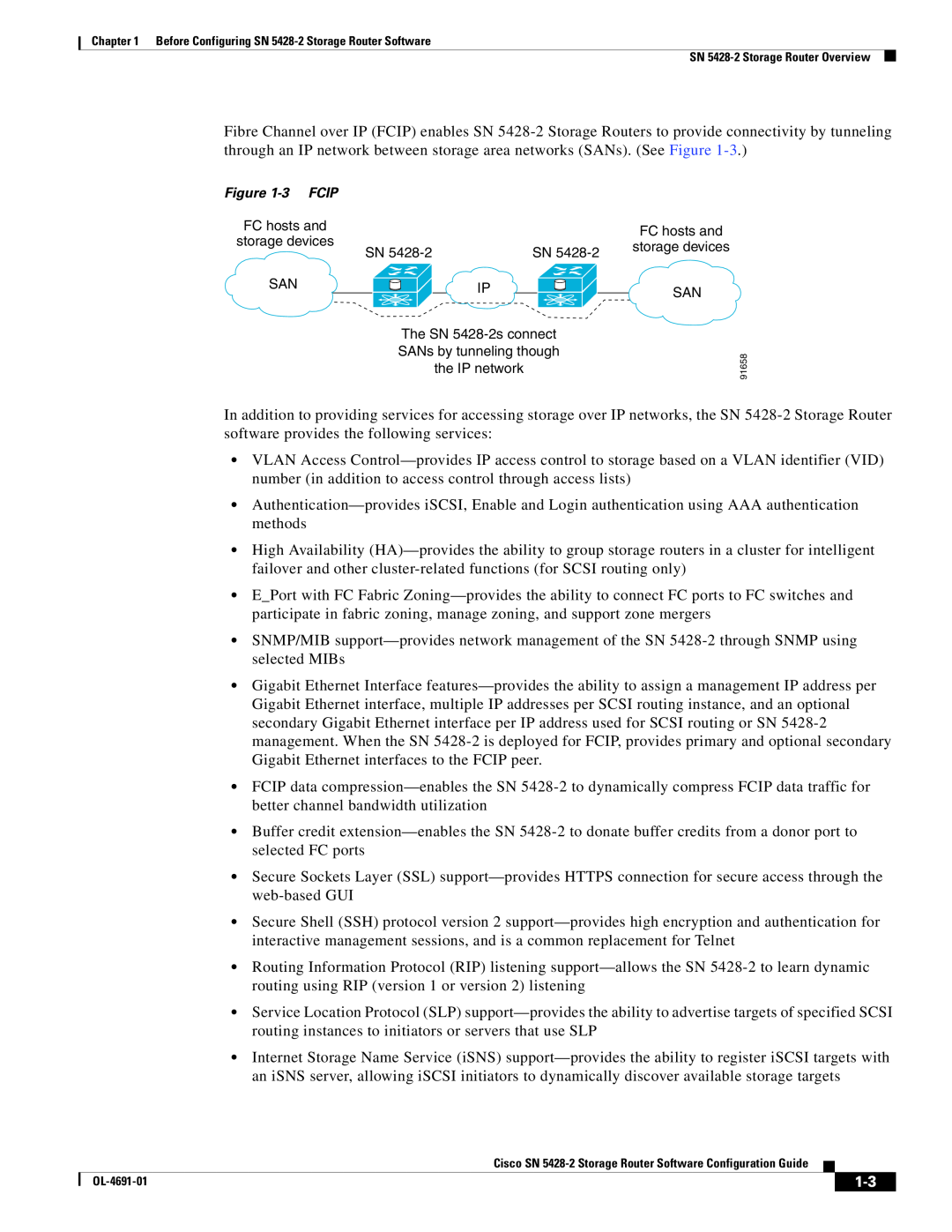 Cisco Systems SN 5428-2 manual 3 FCIP 