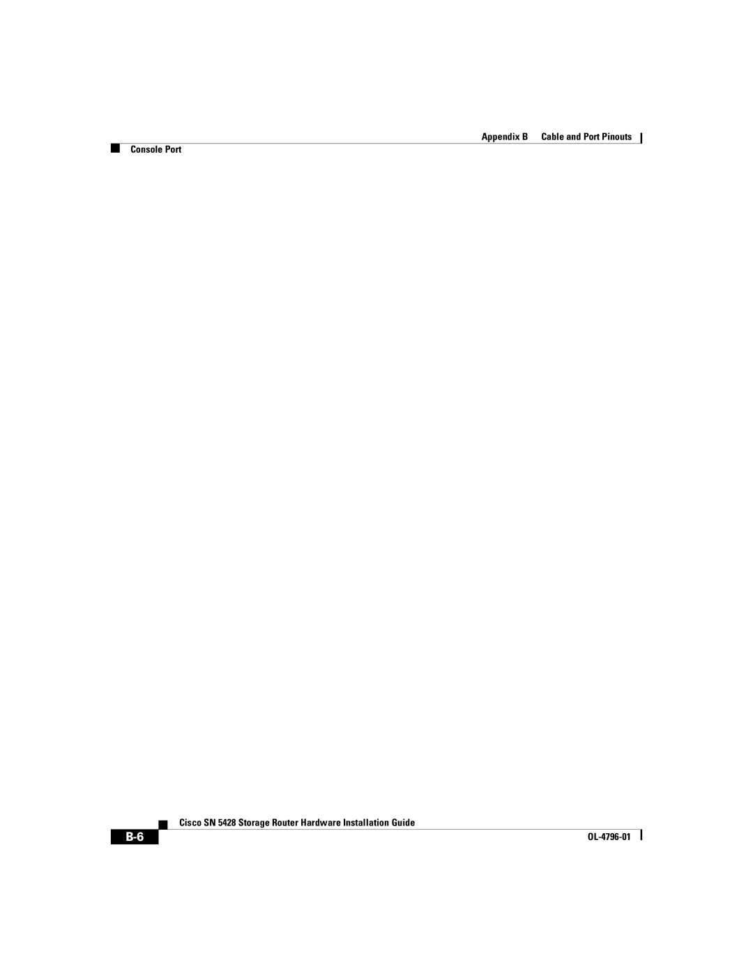 Cisco Systems SN 5428 manual OL-4796-01 