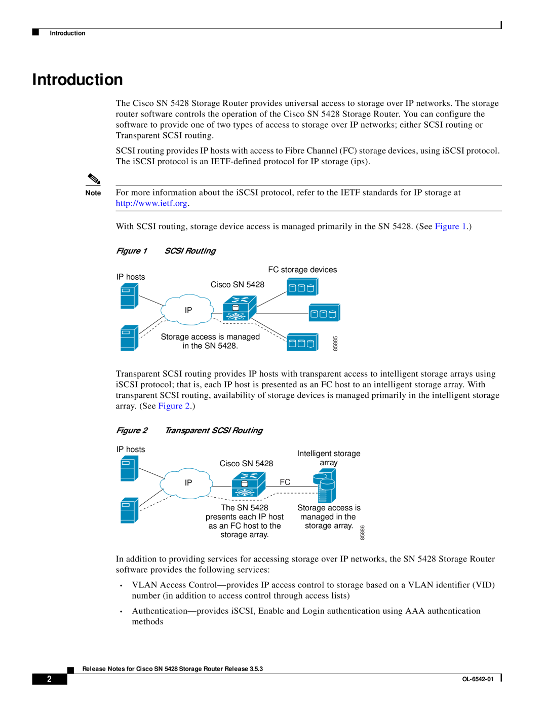 Cisco Systems SN 5428 manual Introduction, Transparent SCSI Routing 