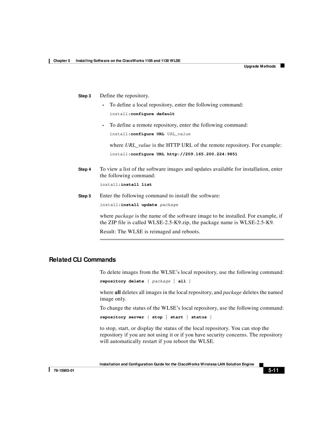 Cisco Systems SOFTWARE RELEASE 2.5 warranty Related CLI Commands 