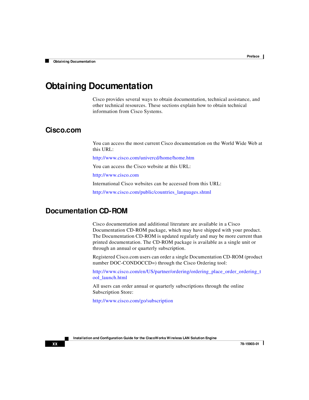 Cisco Systems SOFTWARE RELEASE 2.5 warranty Obtaining Documentation, Cisco.com, Documentation CD-ROM 