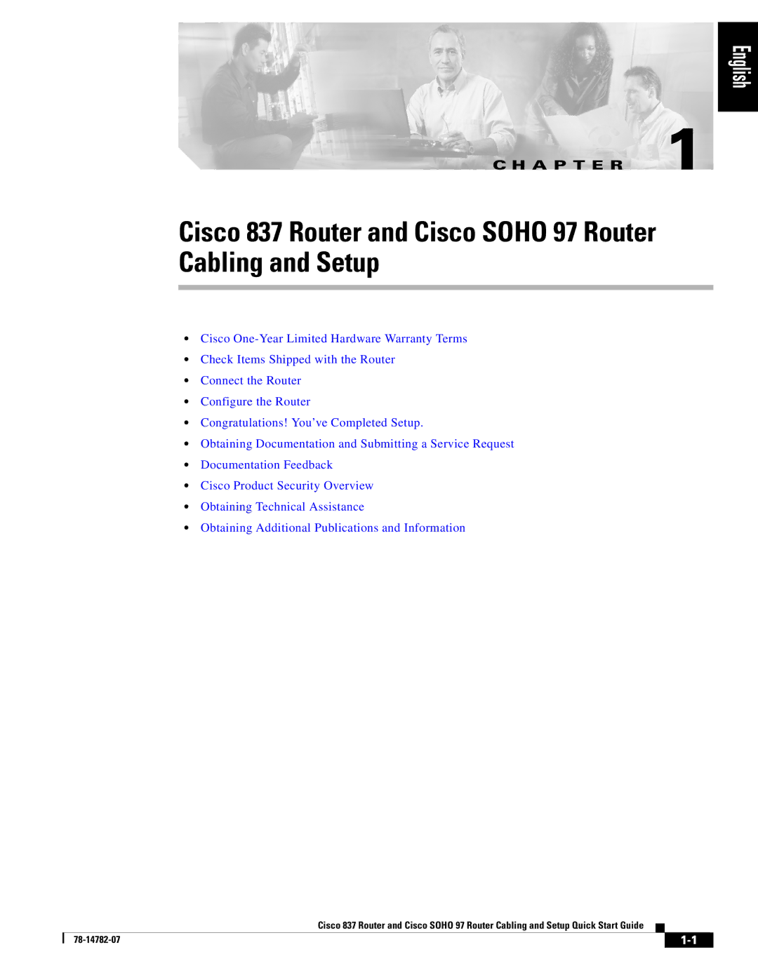 Cisco Systems SOHO 97, 837 manual Corporate Headquarters 