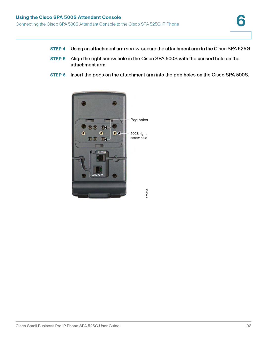 Cisco Systems SPA 525G manual Using the Cisco SPA 500S Attendant Console 