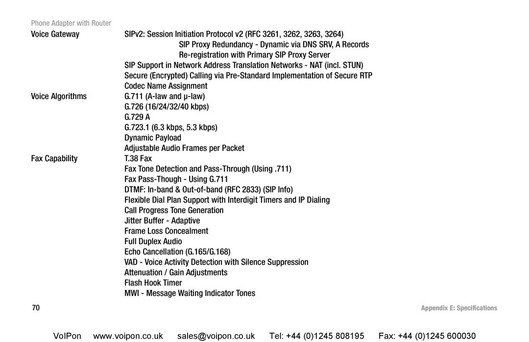 Cisco Systems SPA2102 manual Phone Adapter with Router 