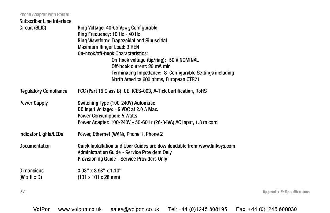 Cisco Systems SPA2102 manual Phone Adapter with Router 