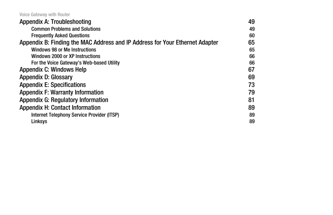 Cisco Systems SPA3102 manual Common Problems and Solutions Frequently Asked Questions 