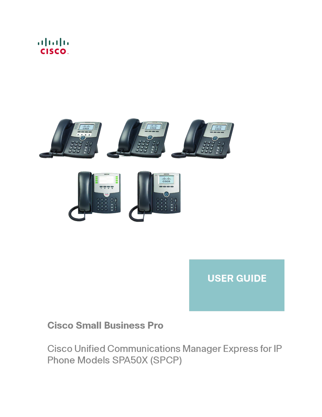 Cisco Systems SPA50X manual User Guide 