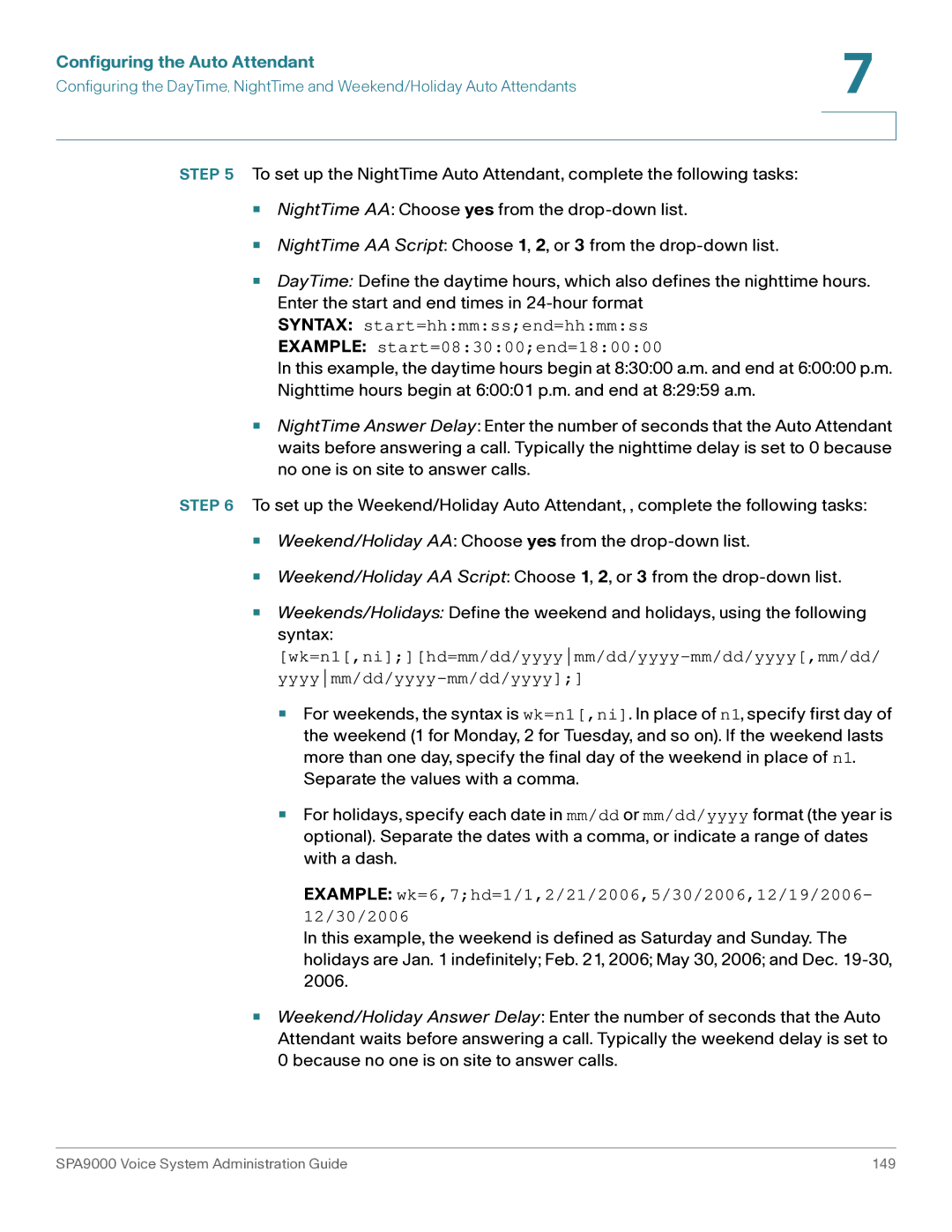 Cisco Systems manual SPA9000 Voice System Administration Guide 149 