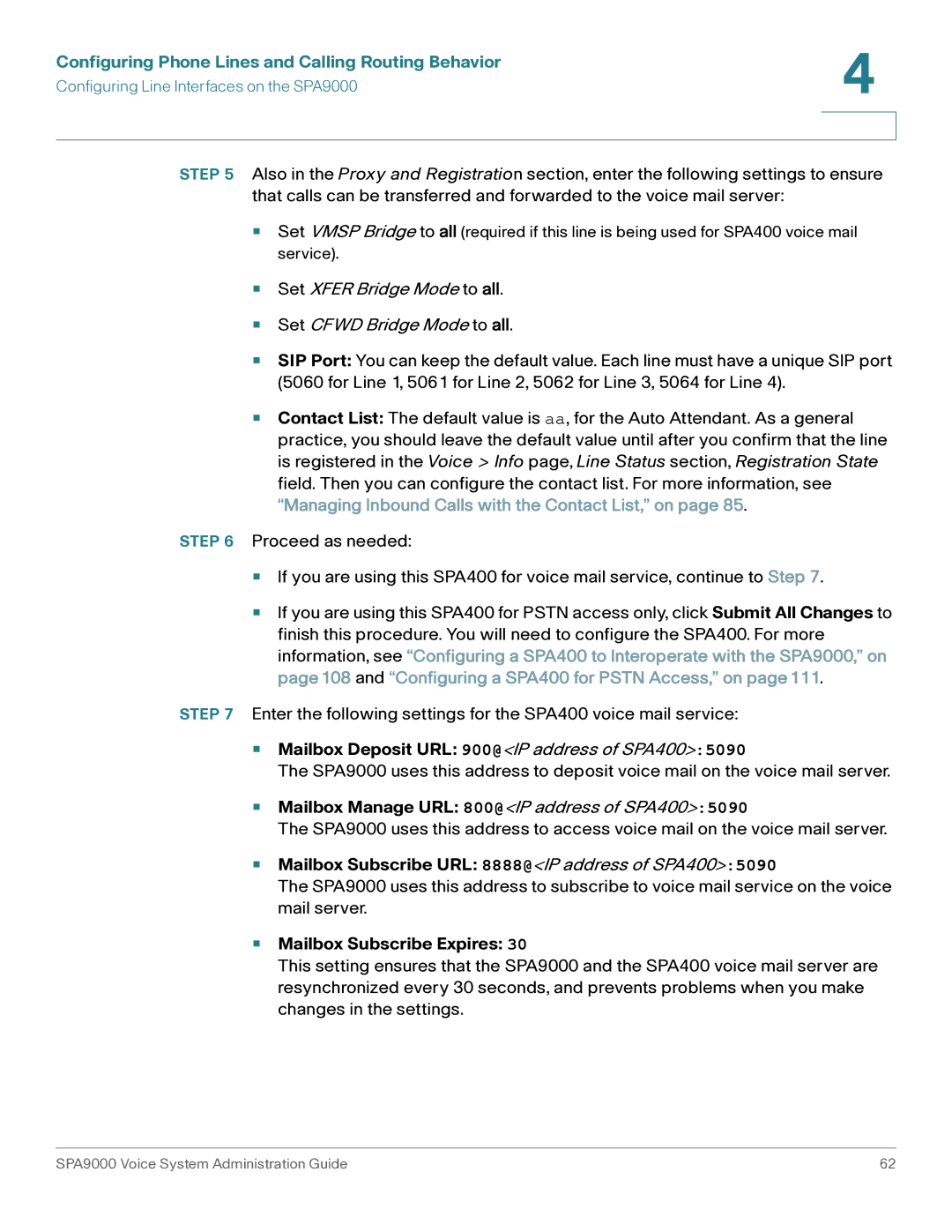 Cisco Systems SPA9000 manual 