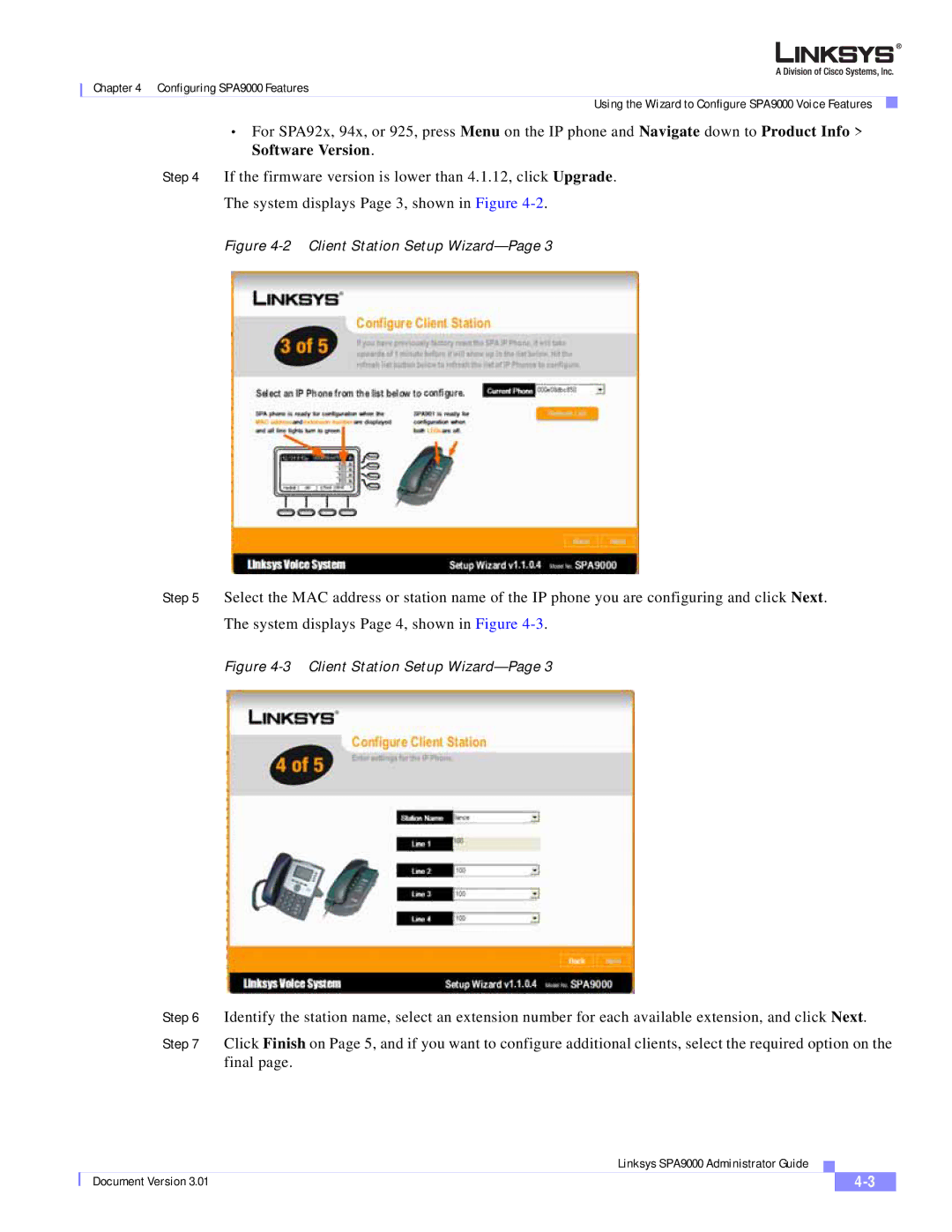 Cisco Systems SPA9000 manual Client Station Setup Wizard-Page 