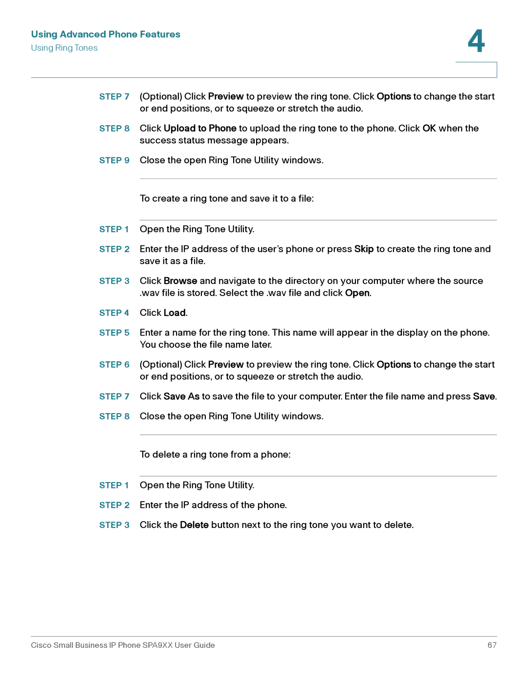 Cisco Systems SPA94X, SPA962, SPA92X manual Click Load 