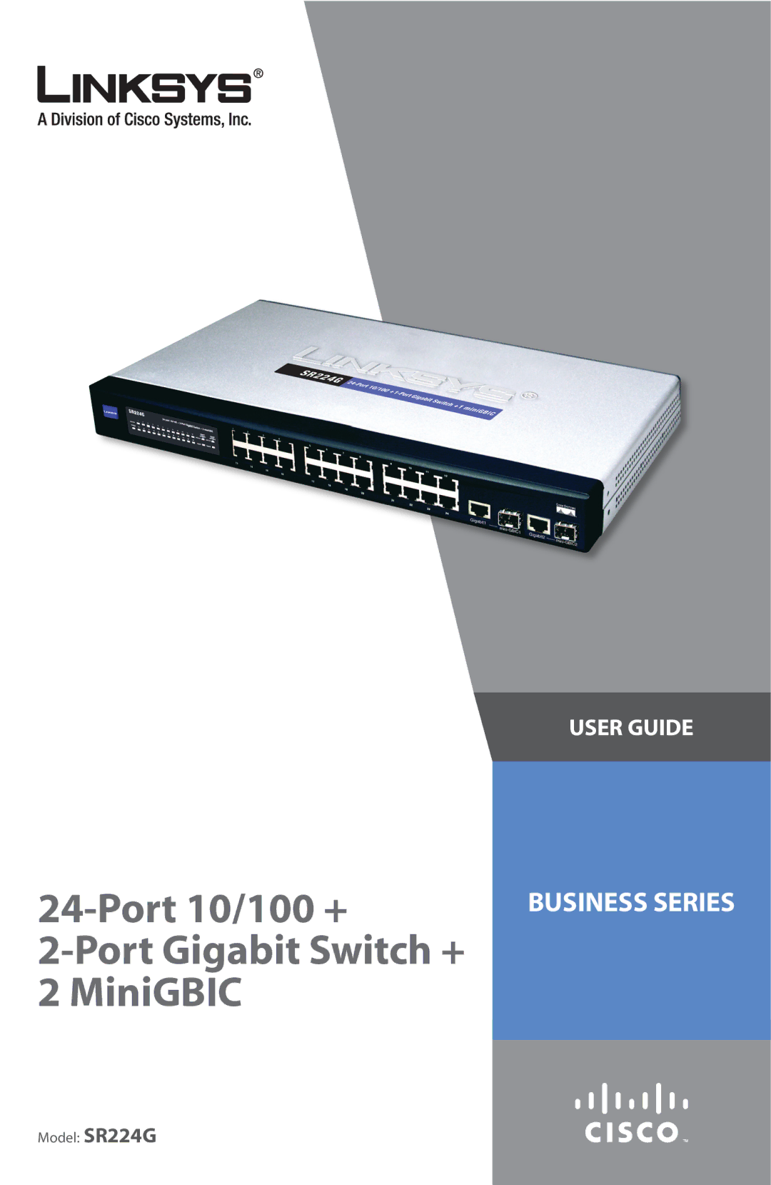 Cisco Systems SR224G manual Port 10/100 + 