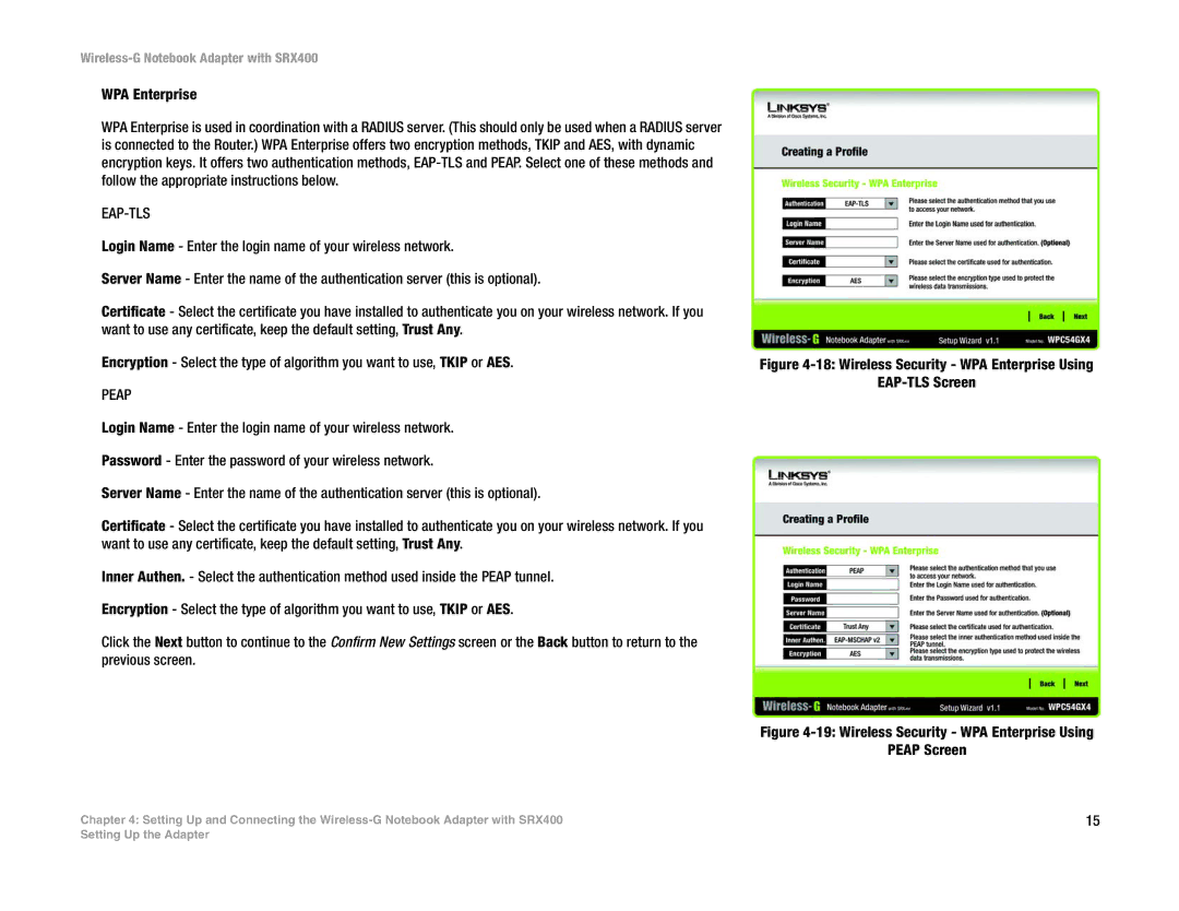 Cisco Systems SRX400 manual Eap-Tls 