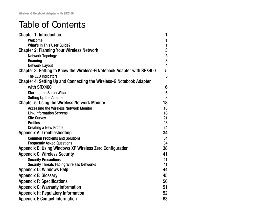 Cisco Systems SRX400 manual Table of Contents 