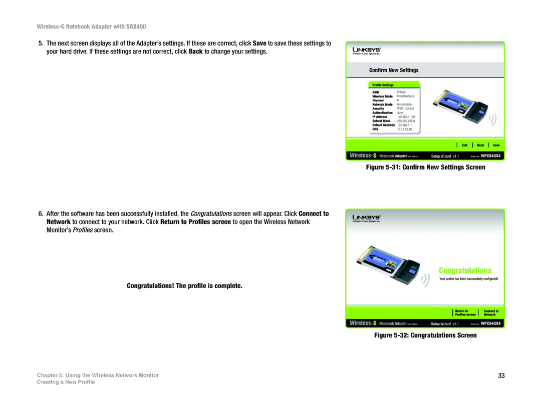 Cisco Systems SRX400 manual Congratulations Screen 