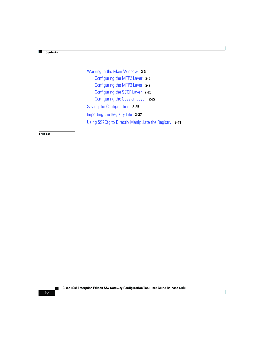 Cisco Systems SS7 manual Contents 