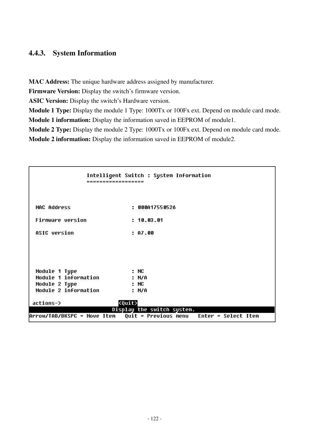 Cisco Systems TEG-S2500i manual System Information 