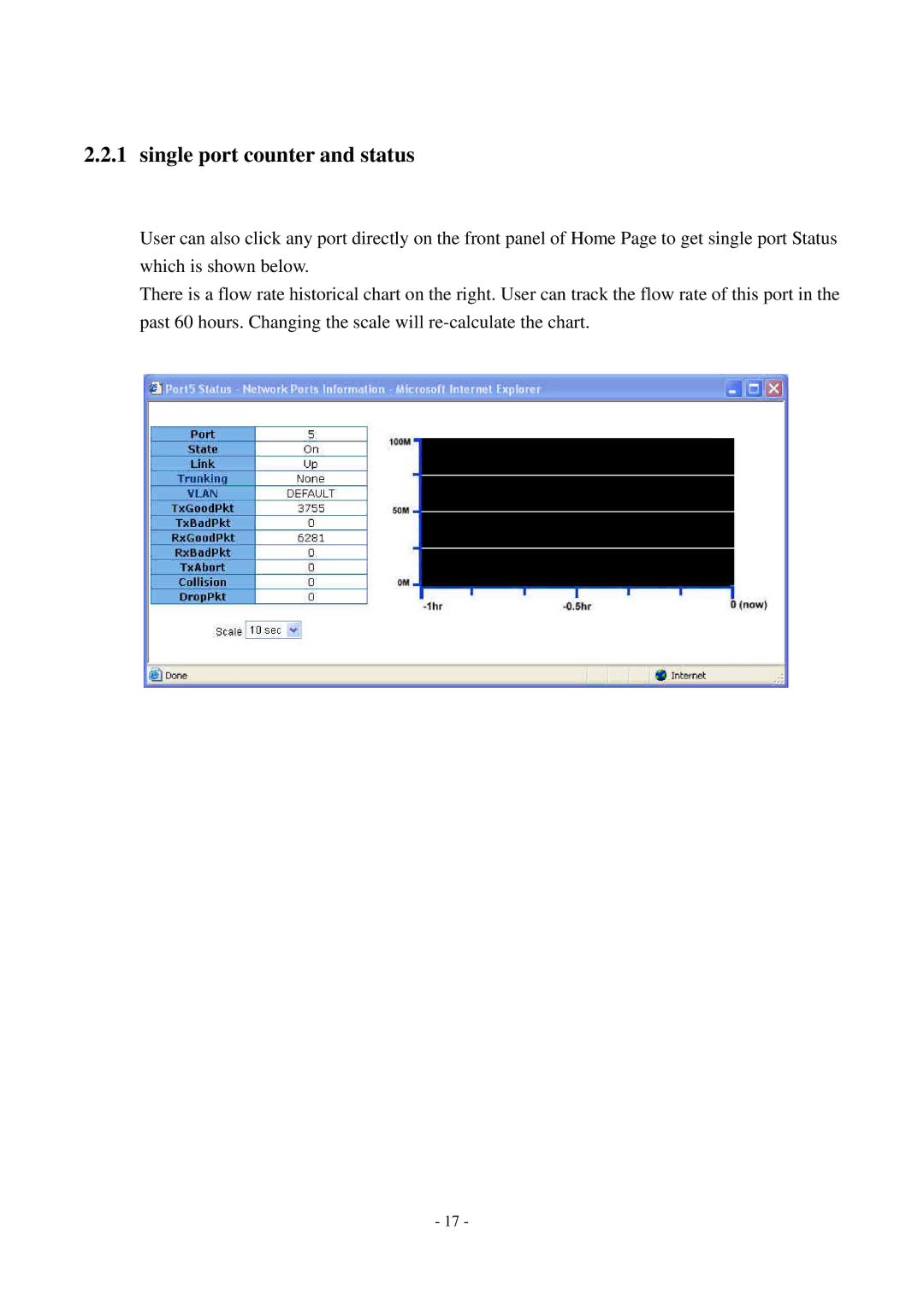 Cisco Systems TEG-S2500i manual Single port counter and status 